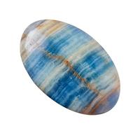 Piedra de bolsillo de piedra ovalada para pulgar, piedra pulida | Piedras de palma ovaladas de masaje de bolsillo | Grandes cristales de piedra de palma, piedras preciosas naturales, piedra de energía