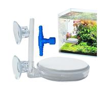 Piedra de Burbujas para Acuario: difusor de aireación Ultrafino de 3,5 x 7 cm, Kit de Piedra de Aire acrílica, burbujeador de oxígeno silencioso, Soporte de, válvula reguladora | Herramienta e