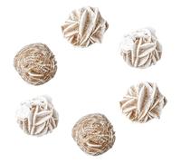 Piedra De Cris-tal De Rosa Del Desierto - 1/3/6/9 Piezas Piedras Curativas Naturales Únicas De Rosa Del Desierto | Piedra En Bruto De Cris-tal De Selenita De Flor Del Desierto | Adorno De Mesa