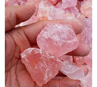 Piedra De Cristal De Cuarzo 100% Natural, Piedra De Labradorita De Color Azul Rugoso, Especímenes Minerales, Piedra Lunar Reflectante, Cristales Para Decoración Del Hogar,Cristal Rosa,1 Uds (25-30g)