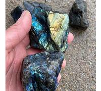 Piedra De Cristal De Cuarzo 100% Natural, Piedra De Labradorita De Color Azul Rugoso, Especímenes Minerales, Piedra Lunar Reflectante, Cristales Para Decoración Del Hogar,labradorita,1 Uds (25-30g)