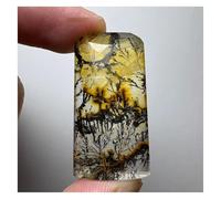 Piedra de Cristal Decoración del hogar con Formas Irregulares Naturales Collar con Soporte para Piedra de Cristal(10.76g 18 * 34.9 * 8.4mm)