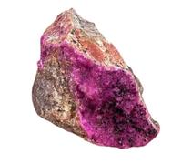 Piedra de cristal en bruto calcita cobalto rosa, espécimen natural bruto