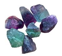 Piedra de Cristal Natural de Cuarzo de fluorita de 1 LB en Bruto Piedras de Roca Originales en Bruto Colección curativa de muestras Piedra Mineral para Volteretas, Wicca Reiki