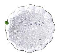 Piedra de cristal natural transparente de 7 a 9 mm, cristal triturado, cristal curativo, curación y reiki, decoración del hogar