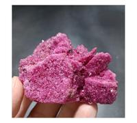 Piedra de Cristal Piedras minerales Naturales en Bruto, Cristales de Cuarzo, de 5 g a 453 g Collar con Soporte para Piedra de Cristal(66g)