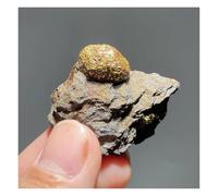 Piedra de Cristal Piedras Naturales, pirita, especímenes minerales, Cristales, Adornos, decoración de Habitaciones Collar con Soporte para Piedra de Cristal(30g)