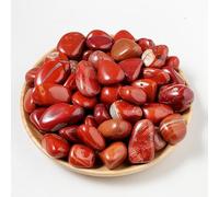 Piedra de cristal rojo natural de 200 g, piedra pulida de partículas grandes, piedra natural de fragancia para decoración del hogar, 2-3 cm
