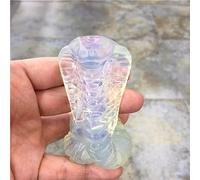 Piedra De Cristal Serpiente Tallada A Mano Animal Cobra Estatuilla Energía Artesanía Decoración Del Hogar Como Regalo