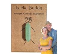 Piedra de cristales de la suerte, amigo de la buena suerte, piedra de natural para mamá, día de la madre, día de San Valentín, piedras de preocupación para el estrés