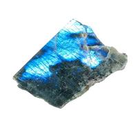 Piedra de cuarzo claro a granel genérica, piedra labradorita color azul bruto precioso Reiki, decoración del hogar DIY Regalo, piedras de visualización