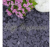 Piedra de grava de 20 kg para destruir malas hierbas, jardín, patio, camino, planta, astillas de pizarra, color morado