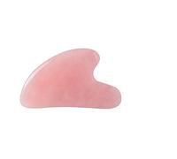 Piedra De Jade Natural Gua Sha Tabla De Masaje Cuarzo Rosa Guasha Placa Jade Cara Masajeador Raspadores Herramientas Para Cara Cuello Espalda Cuerpo,1 Rosa Grande.
