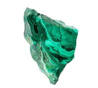 Piedra de malaquita - Piedra curativa irregular natural cruda de malaquita en forma libre | Minerales naturales, losas de piedra pulida, cristales curativos, discos de malaquita para casa, jardín,