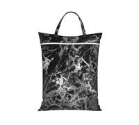 Piedra de mármol gris grafito plateado negro,Bolsa de viaje para ropa sucia, bolsa plegable para ropa sucia