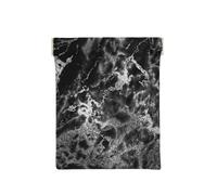 Piedra de mármol Gris Grafito Plateado Negro, Squeeze Top Wallet Bolsa de Almacenamiento para Mujer Monedero pequeño Bolsa de Cambio