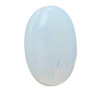 Piedra de Masaje de 2 Pulgadas, Piedra Curativa Pulida de ópalo, Piedra de Masaje de Bolsillo Ovalada para Masaje, Reiki, Alivio del Estrés, Equilibrio, Accesorios de Meditación