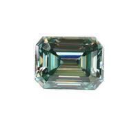 Piedra de moissanita suelta de 0,5 a 3,0 quilates en forma ovalada de pera o corazón que pasa el probador de diamantes para la creación de joyas finas, 0.5ct, Moissanita