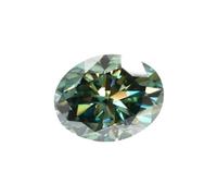 Piedra de moissanita suelta de 0,5 a 3,0 quilates en forma ovalada de pera o corazón que pasa el probador de diamantes para la creación de joyas finas, 1.0ct, Moissanita