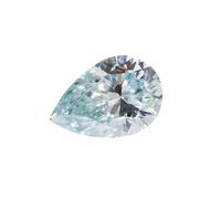 Piedra de moissanita suelta de corte de pera de 3 x 5 mm a 10 x 14 mm con alta dureza que supera los probadores de diamantes para hacer joyas, 6x8mm 1.25ct, Moissanita