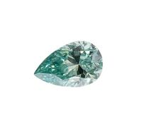 Piedra de moissanita suelta de corte de pera de 3 x 5 mm a 10 x 14 mm con alta dureza que supera los probadores de diamantes para hacer joyas, 6x8mm 1.25ct, Moissanita
