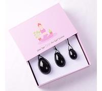 Piedra De Obsidiana Natural Yoni Jade Egg Lady Kegel Fitness Muscle Tightening Ball Jade Masajeador Kegel Egg,caja De Tres Piezas