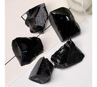 Piedra de ojo de tigre de cristal natural, fluorita natural, forma irregular, roca rugosa, colección de grano grande sin pulir, piedra azabache, 100 g