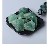 Piedra de ojo de tigre de cristal natural, fluorita natural, forma irregular, roca rugosa, colección de grano grande sin pulir, fresa verde, 100 g