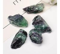 Piedra de ojo de tigre de cristal natural, fluorita natural, forma irregular, roca rugosa, colección de grano grande sin pulir, fluorita de color, 100 g
