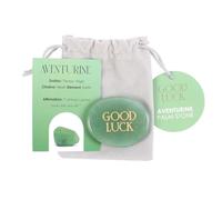 Piedra de palma de cristal de aventurina de buena suerte, regalo espiritual para energía positiva, amuleto de la suerte y cristal curativo, piedra de palma de cristal hecha a mano para buenas vibras