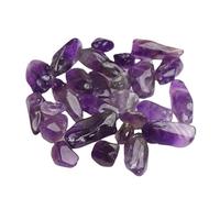 Piedra de Peces, Piedras crudas de Cristal de Grava de Amatista for decoración de peceras y macetas, Varios tamaños(9-12mm500g)