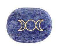 Piedra de Preocupación Changor, Cristales Curativos, Jade, Piedra Calmante de Bolsillo para Masajes, Piedra de Bolsillo para el Pulgar, Ideal para Amigos y Familiares como de