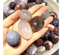 Piedra de pulido de cristal de ágata natural de 200g, espécimen de roca, decoración de desmagnetización, piedras naturales y minerales-30-50mm