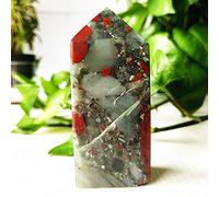 Piedra De Sangre De Dragón Africano Mineral Natural, Torre De Cristal, Varita, Decoración De Habitación, Adorno Para El Hogar, Meditación Espiritual, Chakra Reiki,A9 245g97-40mm