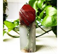 Piedra De Sangre De Dragón Africano Mineral Natural, Torre De Cristal, Varita, Decoración De Habitación, Adorno Para El Hogar, Meditación Espiritual, Chakra Reiki,A2 222g94-35mm