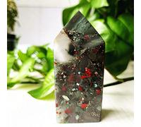Piedra De Sangre De Dragón Africano Mineral Natural, Torre De Cristal, Varita, Decoración De Habitación, Adorno Para El Hogar, Meditación Espiritual, Chakra Reiki,A18 213g90-38mm