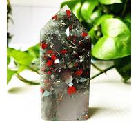 Piedra De Sangre De Dragón Africano Mineral Natural, Torre De Cristal, Varita, Decoración De Habitación, Adorno Para El Hogar, Meditación Espiritual, Chakra Reiki,A4 154g92-28mm