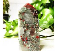 Piedra De Sangre De Dragón Africano Mineral Natural, Torre De Cristal, Varita, Decoración De Habitación, Adorno Para El Hogar, Meditación Espiritual, Chakra Reiki,A16 258g98-43mm