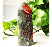 Piedra De Sangre De Dragón Africano Mineral Natural, Torre De Cristal, Varita, Decoración De Habitación, Adorno Para El Hogar, Meditación Espiritual, Chakra Reiki,A1 213g109-38mm