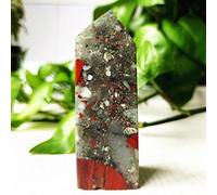Piedra De Sangre De Dragón Africano Mineral Natural, Torre De Cristal, Varita, Decoración De Habitación, Adorno Para El Hogar, Meditación Espiritual, Chakra Reiki,A10 144g86-31mm