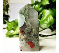 Piedra De Sangre De Dragón Africano Mineral Natural, Torre De Cristal, Varita, Decoración De Habitación, Adorno Para El Hogar, Meditación Espiritual, Chakra Reiki,A17 232g95-40mm