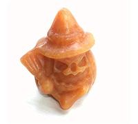 Piedra de sol tallada a mano de cuarzo pulido natural, artesanía popular, piedra curativa de cristal, decoración de muebles, 1 Uds.-calabaza