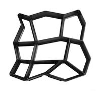 Piedra escalonada de hormigón de plástico de 35 x 35 cm, para decoración de patio, reutilizable, cuadrado para molde