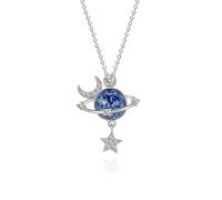 Piedra Luna Colgante, Collar de Piedra Lunar para Mujer, Collar Luna, Collar de Piedra Lunar con Colgante de Estrella, Collar de Piedra Lunar, Piedra Luna Colgante, Regalos para Mujeres