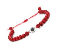 Piedra mate multiusos con texto en inglés "I Loves You In 100 idiomas", portátil para expresar amor en días especiales. Joyería sentimental, talla única, como se describe