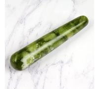 Piedra mineral de cristal de cuarzo rosa natural Gua Sha Yoni, jade helu