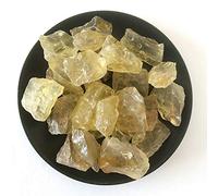 Piedra Mineral de Cuarzo Citrino Natural de 1 Libra Piedras crudas en Bruto Originales de Roca curativa de muestras Colección curativa Piedra Mineral para Volteretas, Wicca Reiki