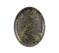 Piedra molesta del pulgar de Piedra de sangre de dragón para el tratamiento de la piedra de palma del bolsillo de piedra de cristal - alivia la ansiedad y el estrés