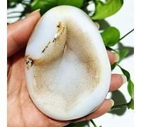 Piedra Natural Ágata Roca Cueva Agua Cristal Racimo Cueva Mago Espíritu Meditación Hogar Exorcismo Feng Shui Decoración Hogar Habitación Decoración,A33 240 G 86-63 Mm