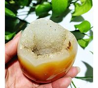 Piedra Natural Ágata Roca Cueva Agua Cristal Racimo Cueva Mago Espíritu Meditación Hogar Exorcismo Feng Shui Decoración Hogar Habitación Decoración,A37 260 G 77-64 Mm